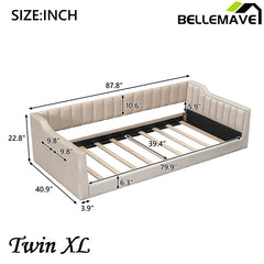 Bellemave® Upholstery Daybed and Side Storage Pocket