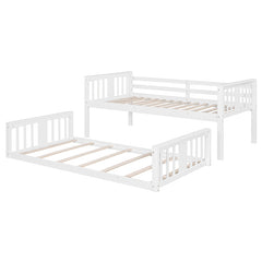 Bellemave® Twin Size Bunk Bed with Ladder