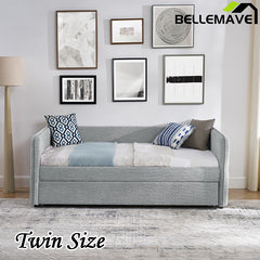 Bellemave® Upholstered Tufted Sofa Bed with Trundle