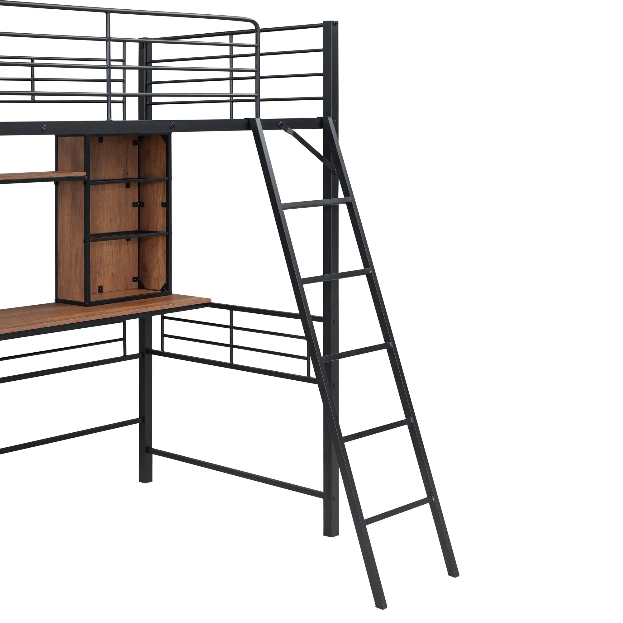 Bellemave® Loft Bed with Desk, Shelf and Ladder Bellemave®