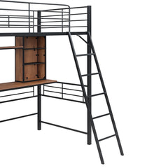 Bellemave® Loft Bed with Desk, Shelf and Ladder Bellemave®