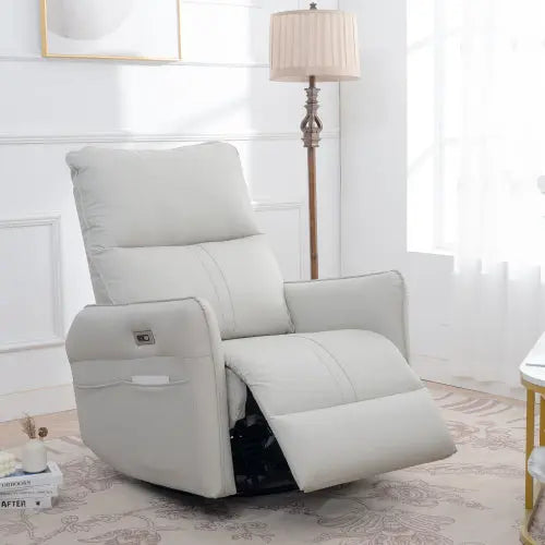 Bellemave 270° Power Swivel Rocker Recliner Chair with USB Ports Bellemave