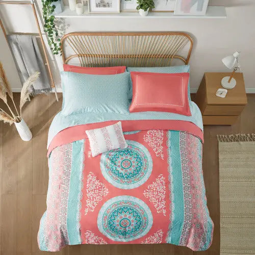 Bellemave Boho Comforter Set with Bed Sheets Bellemave