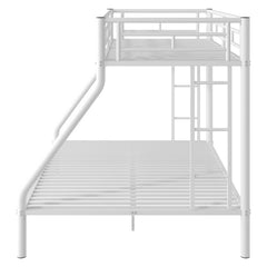 Bellemave® Twin XL over Queen Metal Bunk Bed with Ladder and Guardrails