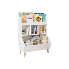 Bellemave® Multifunctional  Kids Bookshelf and Toy Storage with Legs