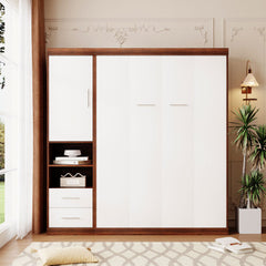 Bellemave® Murphy Bed Wall Bed with Cabinet Bellemave®