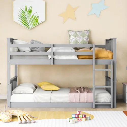 Bellemave® Twin Size Bunk Bed with Ladder Bellemave®