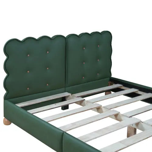 Bellemave® Queen Size Upholstered Platform Bed with Support Legs Bellemave®