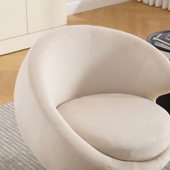 Bellemave® 360 Degree Swivel Cuddle Barrel Accent Chairs with Wide Upholstered