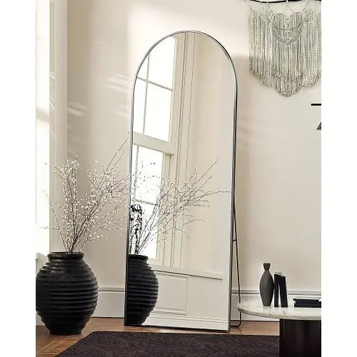 Bellemave 65x22" Metal Arch Stand Full Length Mirror Bellemave