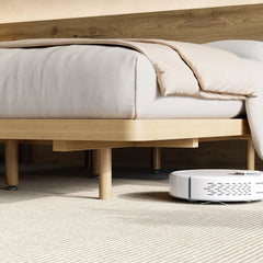 Bellemave® Platform Bed Frame, Solid Bamboo Floating Bed with Wood Slats Support for Bedroom, Guest Rooms, Apartments Bellemave®