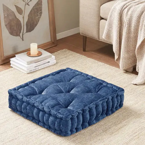 Bellemave Poly Chenille Square Floor Pillow Cushion Bellemave