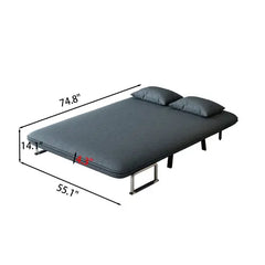 Bellemave® Tri-Fold Sofa Bed with Adjustable Backrest & Pillow, with Sturdy Steel Frame Bellemave®