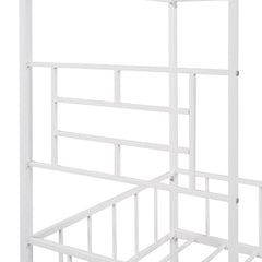 Bellemave® Metal House Bed with Ladder