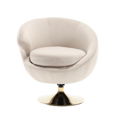 Bellemave® 360 Degree Swivel Cuddle Barrel Accent Chairs with Wide Upholstered