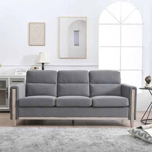 Bellemave® 79.5" Comfortable Solid Wood Three-Seater Sofa Bellemave®