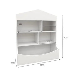 Bellemave Children's Multi-Functional 7 Shelf Bookcase Bellemave