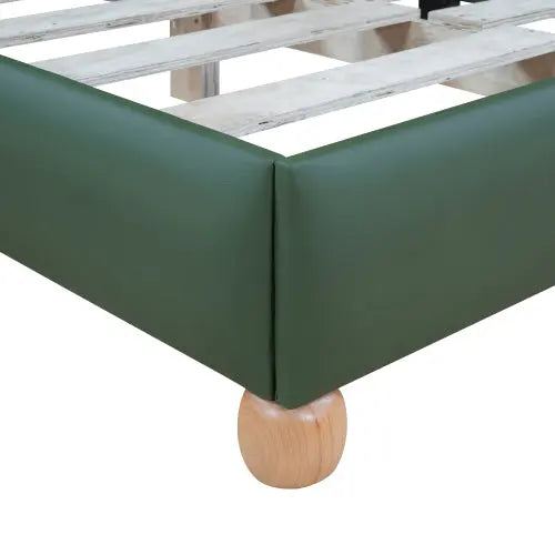 Bellemave® Full Size Upholstered Platform Bed with Support Legs Bellemave®