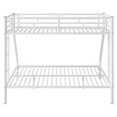 Bellemave® Twin XL over Queen Metal Bunk Bed with Ladder and Guardrails