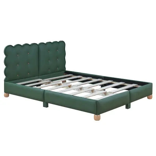Bellemave® Queen Size Upholstered Platform Bed with Support Legs Bellemave®