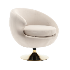 Bellemave® 360 Degree Swivel Cuddle Barrel Accent Chairs with Wide Upholstered