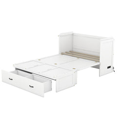 Bellemave® Murphy Bed with USB Port and a Large Drawer