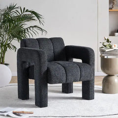 Bellemave® Wide Boucle Upholstered Accent Chair Bellemave®