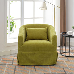 Bellemave® 360° Linen Blend Swivel Accent Armchair