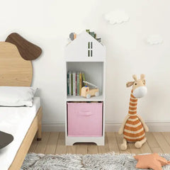 Bellemave Kids Dollhouse Bookcase with Storage