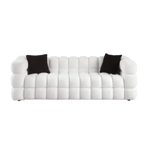 Bellemave 84.3" Marshmallow Sofa,Human Body Structure for USA People Bellemave