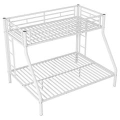 Bellemave® Twin XL over Queen Metal Bunk Bed with Ladder and Guardrails