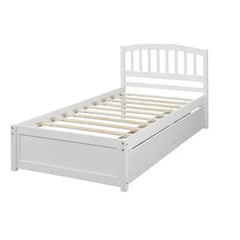 Bellemave Twin Size Platform Storage Bed with Two Drawers and Headboard Bellemave