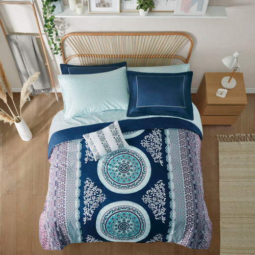 Bellemave Boho Comforter Set with Bed Sheets
