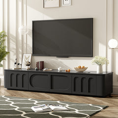 Bellemave® 70.9" Modern Entertainment Center Media Console Cabinet with 2 Cabinets and 2 Drawers