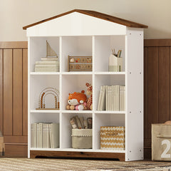 Bellemave® House-Shaped Storage Rack with Nine Storage Compartments