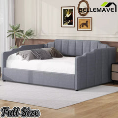 Bellemave® Full Size Upholstered Daybed for Bedroom,Guest Room,Lift Up Storage Bedframe with Wood Slat Support Bellemave®