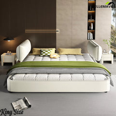 White Cloud Bed Frame Front Bedroom View