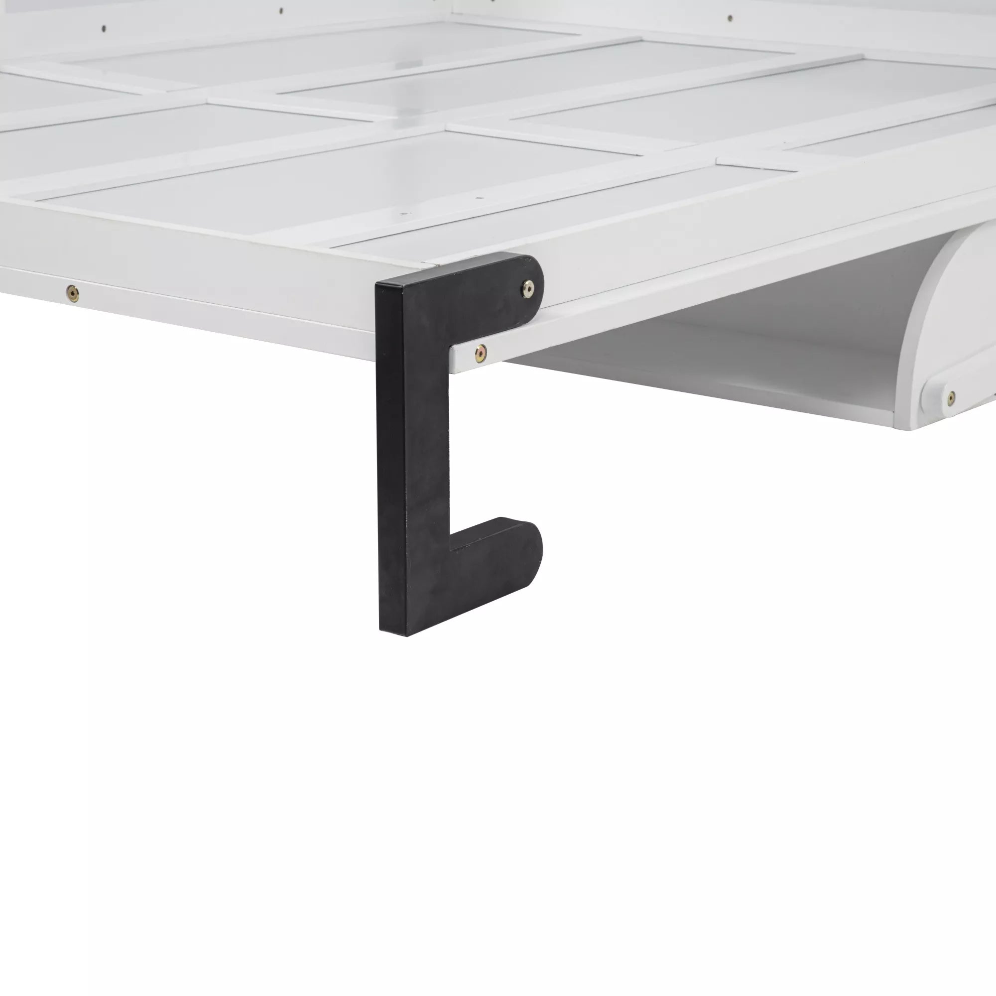Murphy bed folding support leg detail