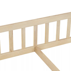 House floor bed side rail structure detail