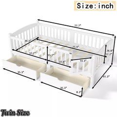 white kids platform bed with dimensions