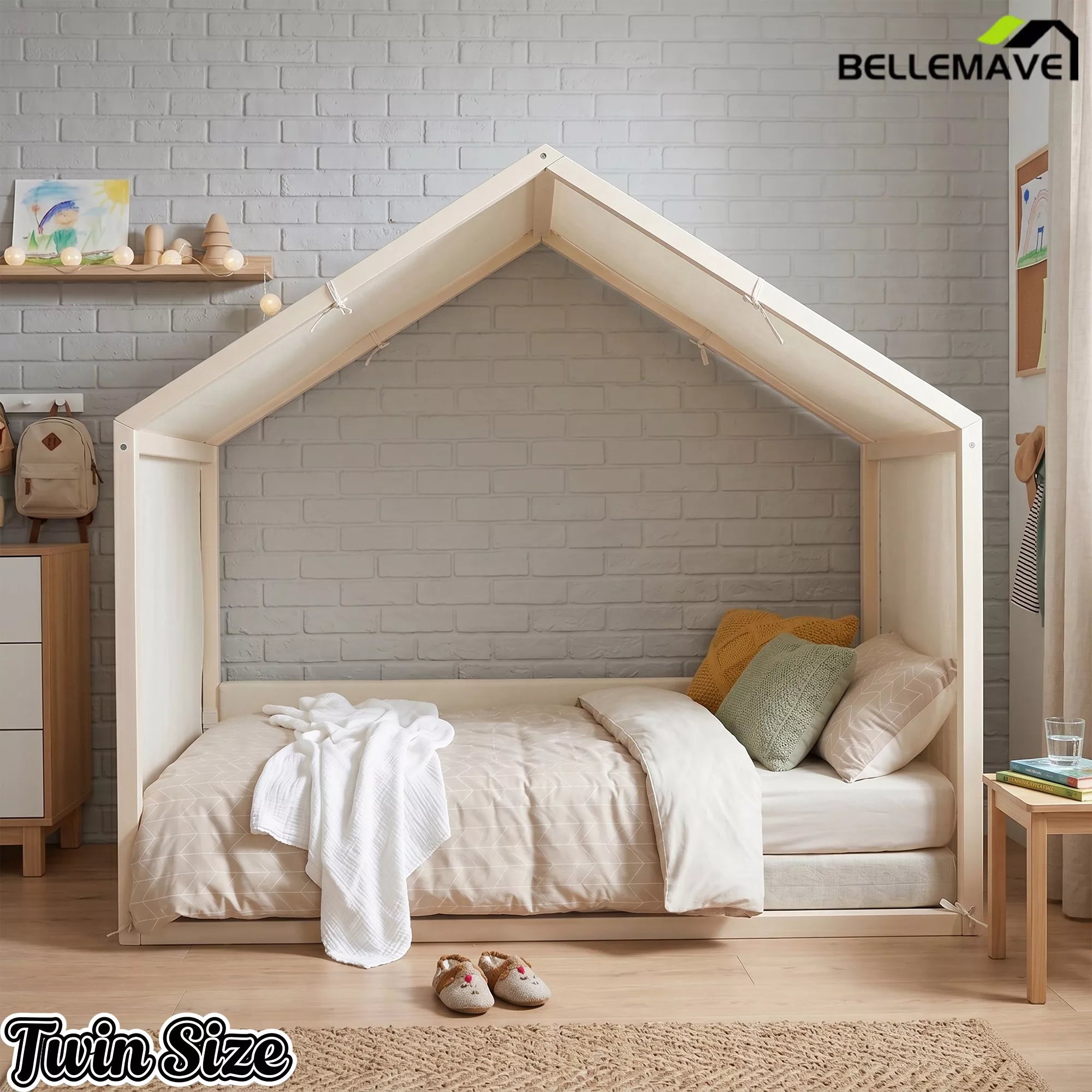 twin size canopy bed dimensions
