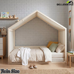 twin size canopy bed dimensions