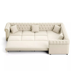 Convertible Sofa Bed Extended Sleeping Area Dimensions