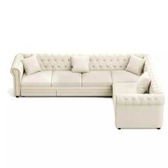 L-Shaped Sleeper Sofa Product Angle View