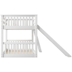 Bellemave® Bunk Bed with Convertible Slide and Ladder