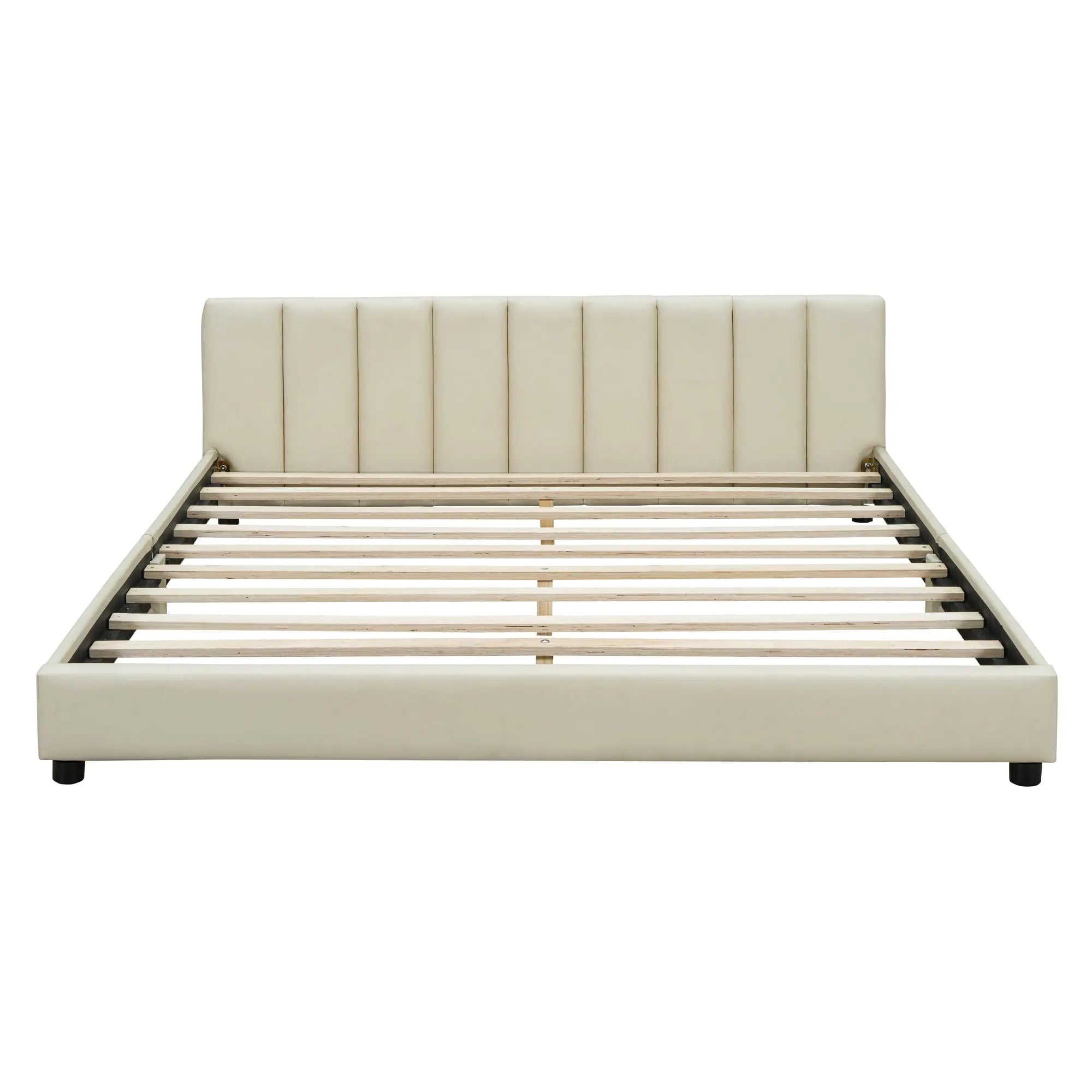 Bellemave® Queen & Twin XL Upholstered Platform Bed, Mother & Child Bed Bellemave®