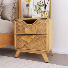 Bellemave® Hand-Carved 2-Drawers Accent Cabinet