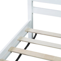 Bellemave® Twin Size Platform Bed with Headboard and Footboard