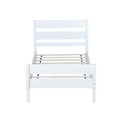 Bellemave® Twin Size Platform Bed with Headboard and Footboard