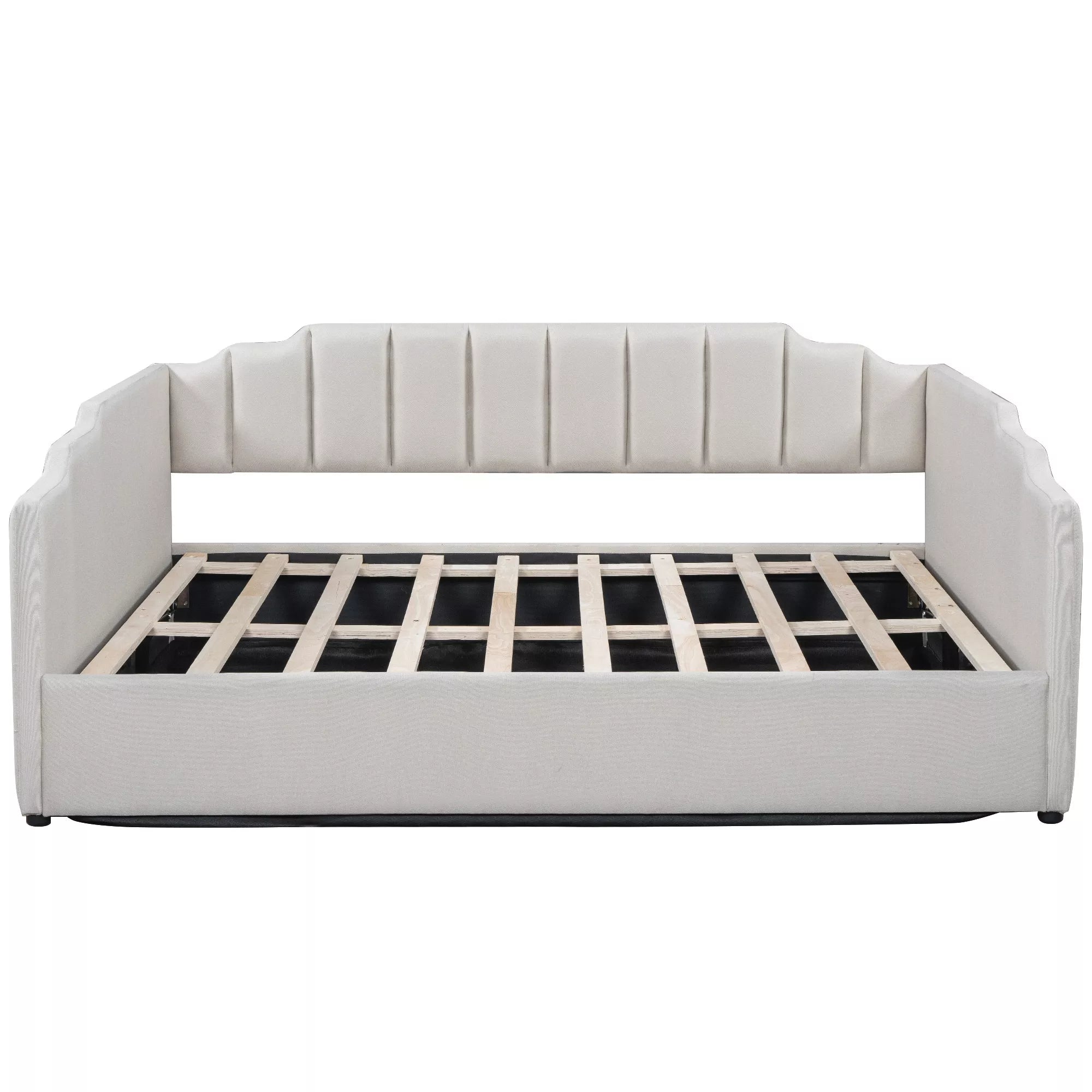 Bellemave® Full Size Upholstered Daybed for Bedroom,Guest Room,Lift Up Storage Bedframe with Wood Slat Support Bellemave®